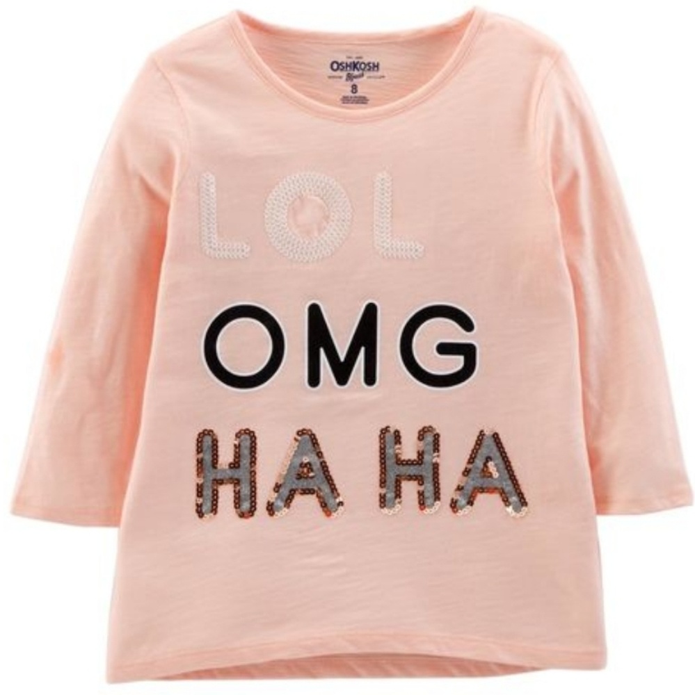 OshKosh B'gosh LOL OMG HAHA TEE (Size 14)